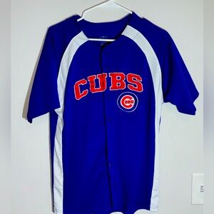 Adult Small Team Athletics Cubs Jersey T-Shirt